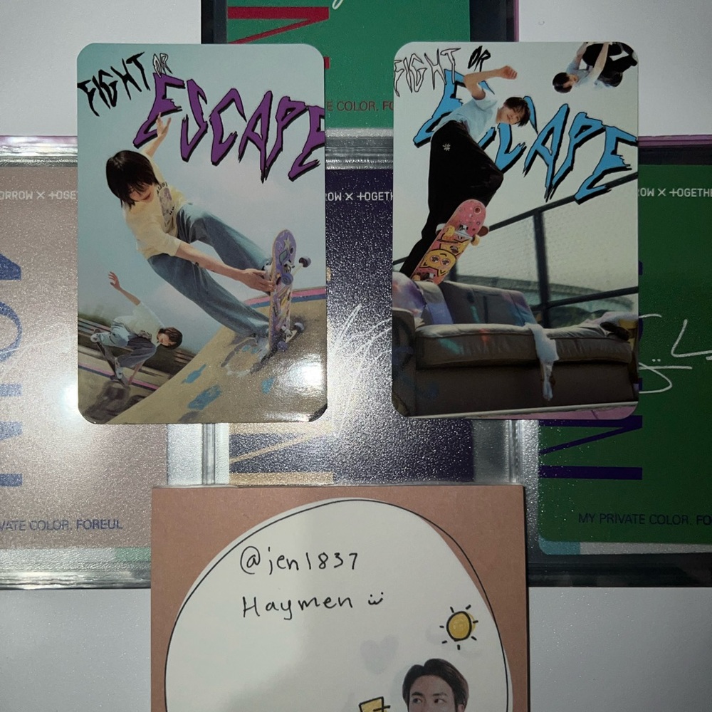 Official TXT Apple Music Pre order benefit Photocard